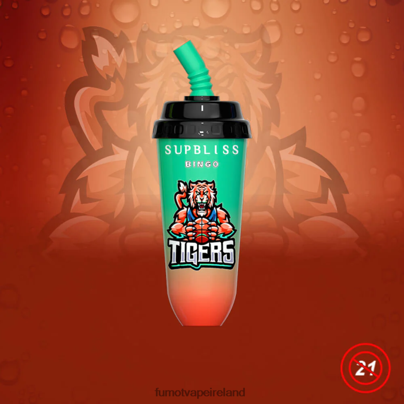 Fumot Supbliss Bingo 8000 Disposable Vape Pod Device - 16ML (1 Piece) T6F626396 | Fumot Cigarette Electronique Cherry Peach Lemonade